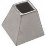 RECEIVER SOCKET PYRAMID TYPE BZP FOR 16MM SQUARE SHOOT