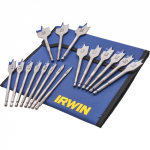 FLAT BIT SET 17PC 6 TO 38MM IRWIN