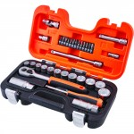 3/8 SQUARE DRIVE SOCKET SET 34 PIECE 10 TO 22MM S330 BAHCO