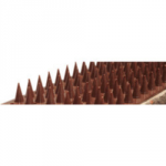 SECURITY SPIKE BROWN PLASTIC 500 x 40 x 20mm PACK OF 8