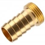 BRASS HEX HOSE TAIL 1 ID X 1 BSPP MALE