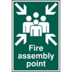 SIGN FIRE ASSEMBLY POINT 200 X 300MM