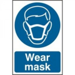 SIGN WEAR MASK 200 X 300MM  