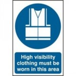 SIGN HIGH VIS JACKET MUST BE WORN 200 X 300MM