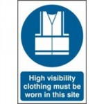 SIGN HIGH VIS JACKETS MUST BE WORN 600 X 400MM