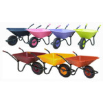 WHEELBARROW 90L POLYPROPYLENE ASSORTED COLOURS BELLE