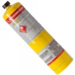 MAPP GAS CYLINDER 400G YELLOW - HIGH TEMPERATURE GAS MIX