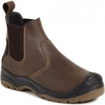 SAFETY BOOT SIZE 7 DEALER BROWN AP715SM