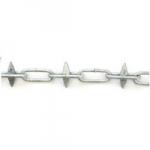 CHAIN SPIKED ALTERNATE LINK GALVANISED 6MM