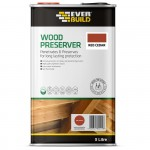 WOOD PRESERVER RED CEDAR 5 LITRE EVERBUILD