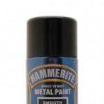 SMOOTH ENAMEL AEROSOL BLACK 400 ML HAMMERITE