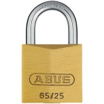 PADLOCK BRASS 25MM DOUBLE BOLTED 65C ABUS