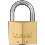 PADLOCK BRASS 60MM DOUBLE BOLTED 65C ABUS