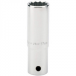 1/2 SQUARE DRIVE DEEP SOCKET 17MM 12 POINT 33735 DRAPER