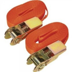 RATCHET TIE DOWN SELF SECURING 25MM X 4.5M X 800KG PACK OF 2