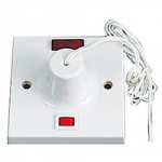 CEILING PULL SWITCH 45A DP WITH NEON