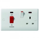 COOKER SWITCH 45A WITH 13A SOCKET 870-01 NEXUS