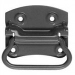 CHEST HANDLE HEAVY BLACK PAIR No.246