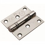 BUTT HINGE BALL BEARING STAINLESS BRASS 75MM