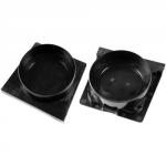 DRAIN CHANNEL CLOSING CAP / OUTLET *SOLD AS PAIR* CD402