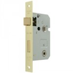 MORTICE LOCK 3 LEVER ELECTRO BRASS 3"