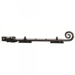 CASEMENT STAY CURLY TAIL ANTIQUE BLACK 250MM LF5541B