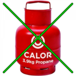 EXCHANGE 3.9KG PROPANE GAS CALOR