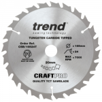 CIRCULAR SAW BLADE 165 X 24T X 20B X 1.5 CORDLESS CSB/16524