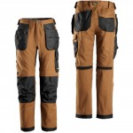 TROUSER 6224 1204 50 35"WX32"L CANVAS BROWN HOLS POCK