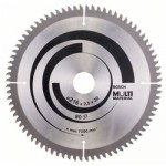 CIRCULAR SAW BLADE 216 X 80T X 30B MULTI MATERIAL 2608640447