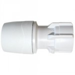 HAND TIGHT TAP CONNECTOR 15MM X 1/2 WHITE MAX2715 POLYMAX