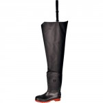 THIGH WADER WELLINGTON SAFETY BOOT SIZE 8 (42) FW71