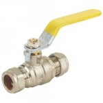 LEVER BALL VALVE FOR GAS/WATER 54MM COMPRESSION BG APPROVED