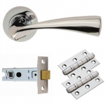 LEVER ON ROSE LATCH PACK SINTRA GK007CP/INTB CARLISLE