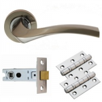 LEVER ON ROSE LATCH PACK SINES GK008SNCP/INTB CARLISLE