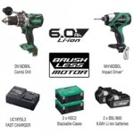 18V COMBI & IMPACT DRILL 2X5AH LI BRUSHLESS KC18DCJAZ HIKOKI