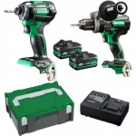 18V COMBI & IMPACT DRILL 2X5AH LI BRUSHLESS KC18DCJAZ HIKOKI