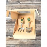 HAND FORK & TROWEL SET CHILDS STAINLESS STEEL Y0400