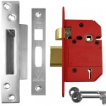 MORTICE LOCK BS 5 LEVER SATIN 2.1/2" J2200S-SE UNION