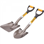 SHOVEL MICRO SET OF 2 SQUARE & ROUND 68012 ROUGHNECK