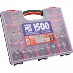 SCREW ASSORTMENT CASE SET 1500 PIECE MIXED FORGEFIX
