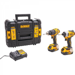 18V COMBI & IMPACT DRILL 2X5AH LIION BRUSHLESS DEWALT