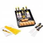DECORATING KIT BRUSHES ROLLER & TRAY 16 PIECE STANLEY