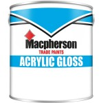 ACRYLIC GLOSS PAINT WHITE FAST DRYING 2.5L MACPHERSON