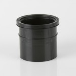 SOIL PIPE END SOCKET 110MM BLACK BS432B BRETT