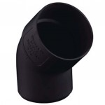 SOLVENT WELD WASTE ELBOW 32MM 135DEG SPIGOT BLACK W1230B