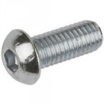 BUTTON HEAD SOCKET SCREW BZP M8 X 20