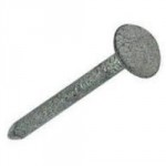 CLOUT HEAD NAILS EXTRA LARGE HEAD GALV 50 X 3 MM