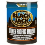 BITUMEN ROOF EMULSION BLACK JACK 5 LITRE 906 EVERBUILD