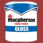 mix GLOSS PAINT RED 1L MACPHERSON BS381C 537/MC3